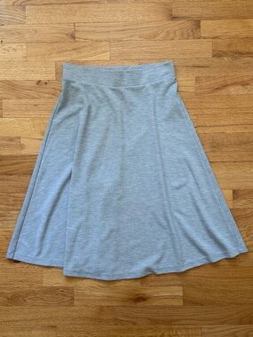Women's Light Gray A-Line Skirt